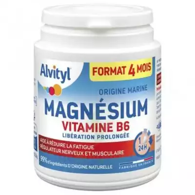 Alvityl Magnésium Vitamine B6 Libération Prolongée Comprimés Lp Pot/120 à BIARRITZ