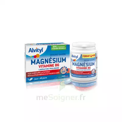 Acheter Alvityl Magnésium Vitamine B6 Libération Prolongée Comprimés LP B/45 à BIARRITZ